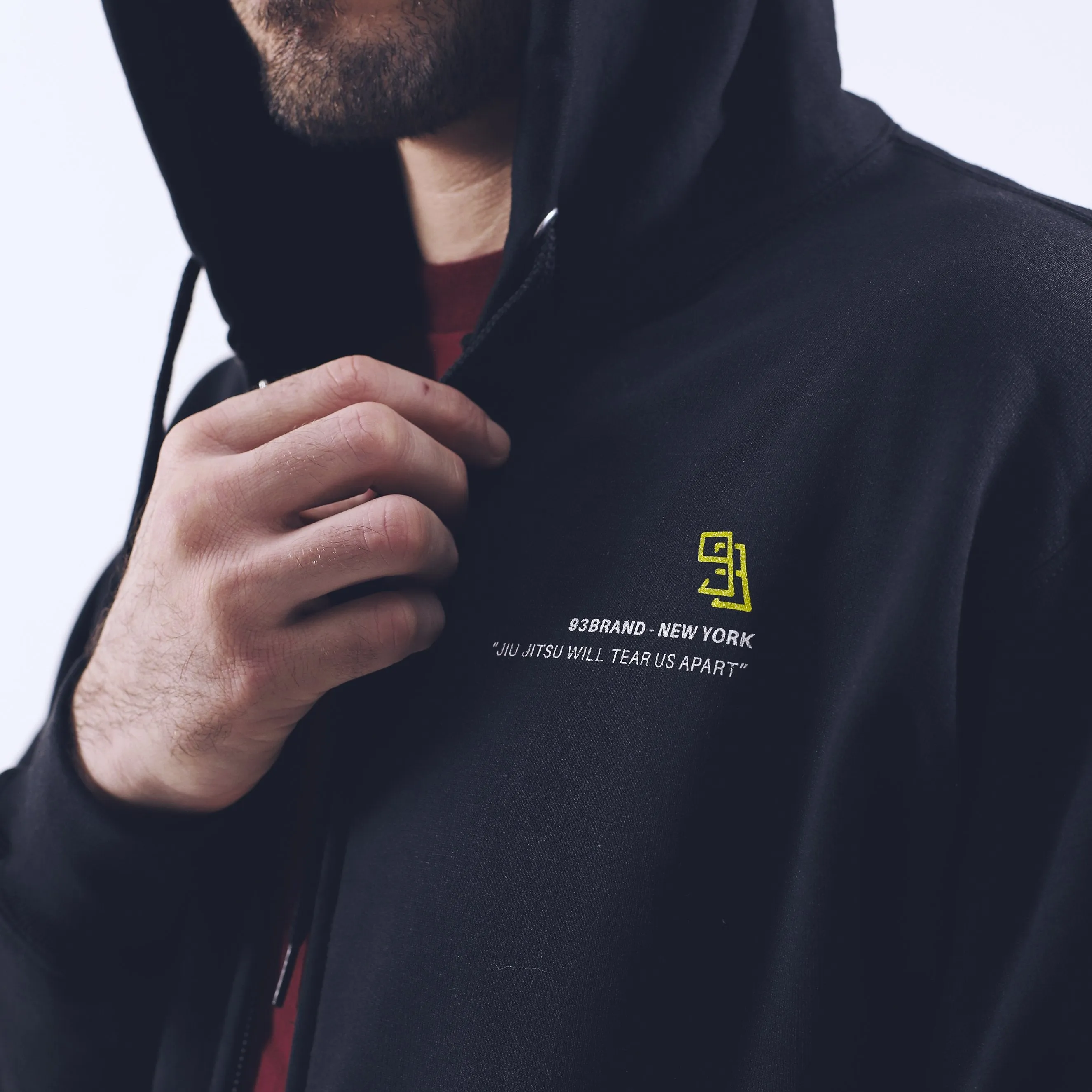 93brand "DIVISION" Zip-up Hoodie