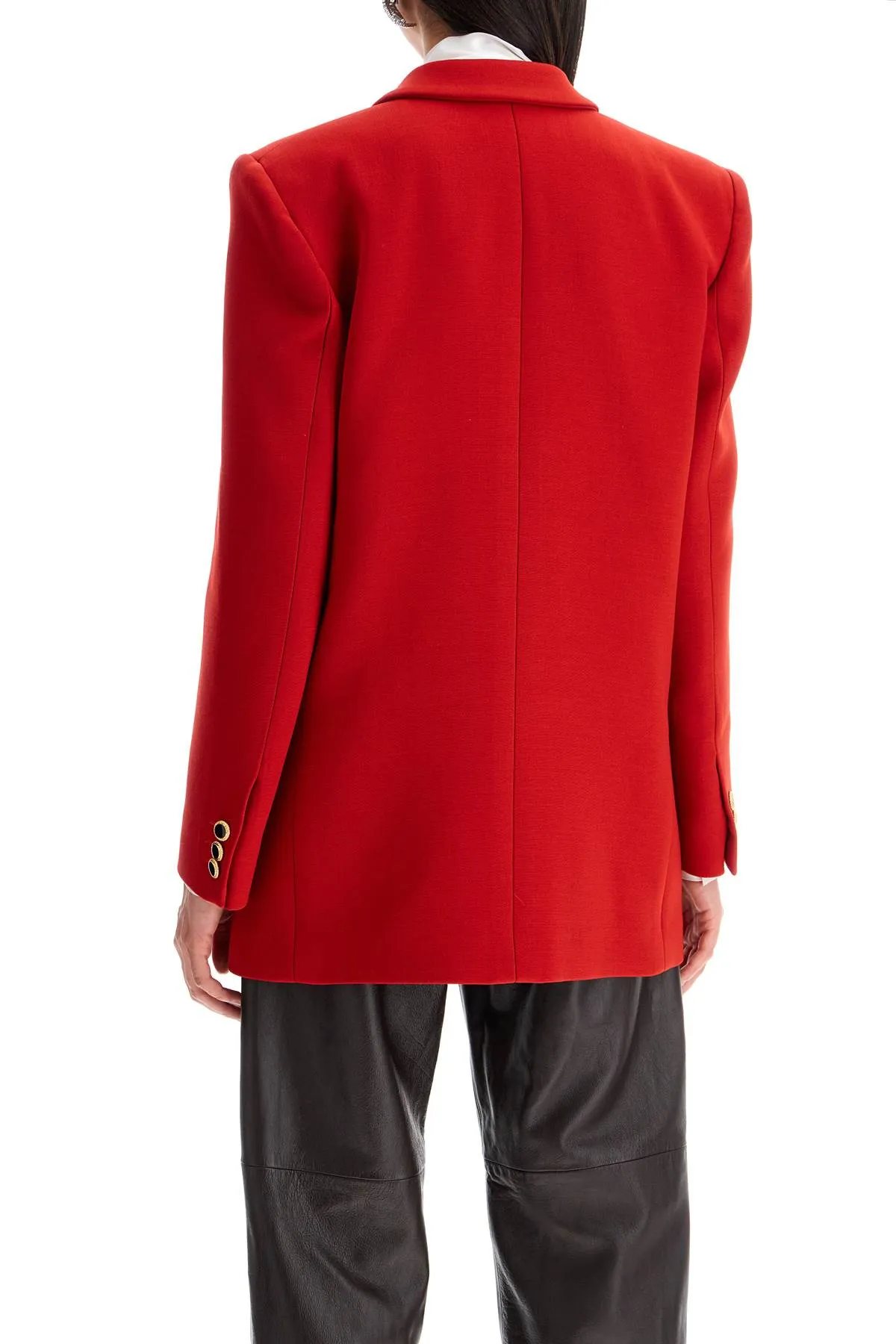 Alessandra Rich oversized double-bre