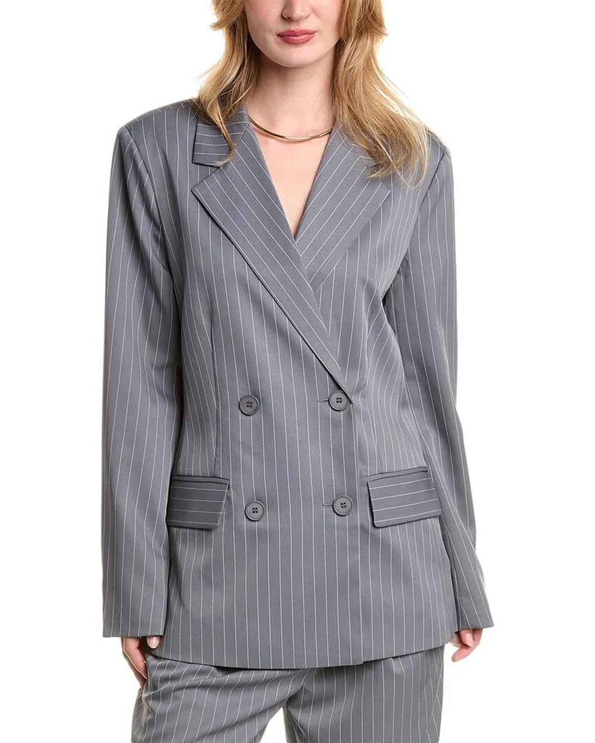 Alexia Admor Indigo Oversized Blazer