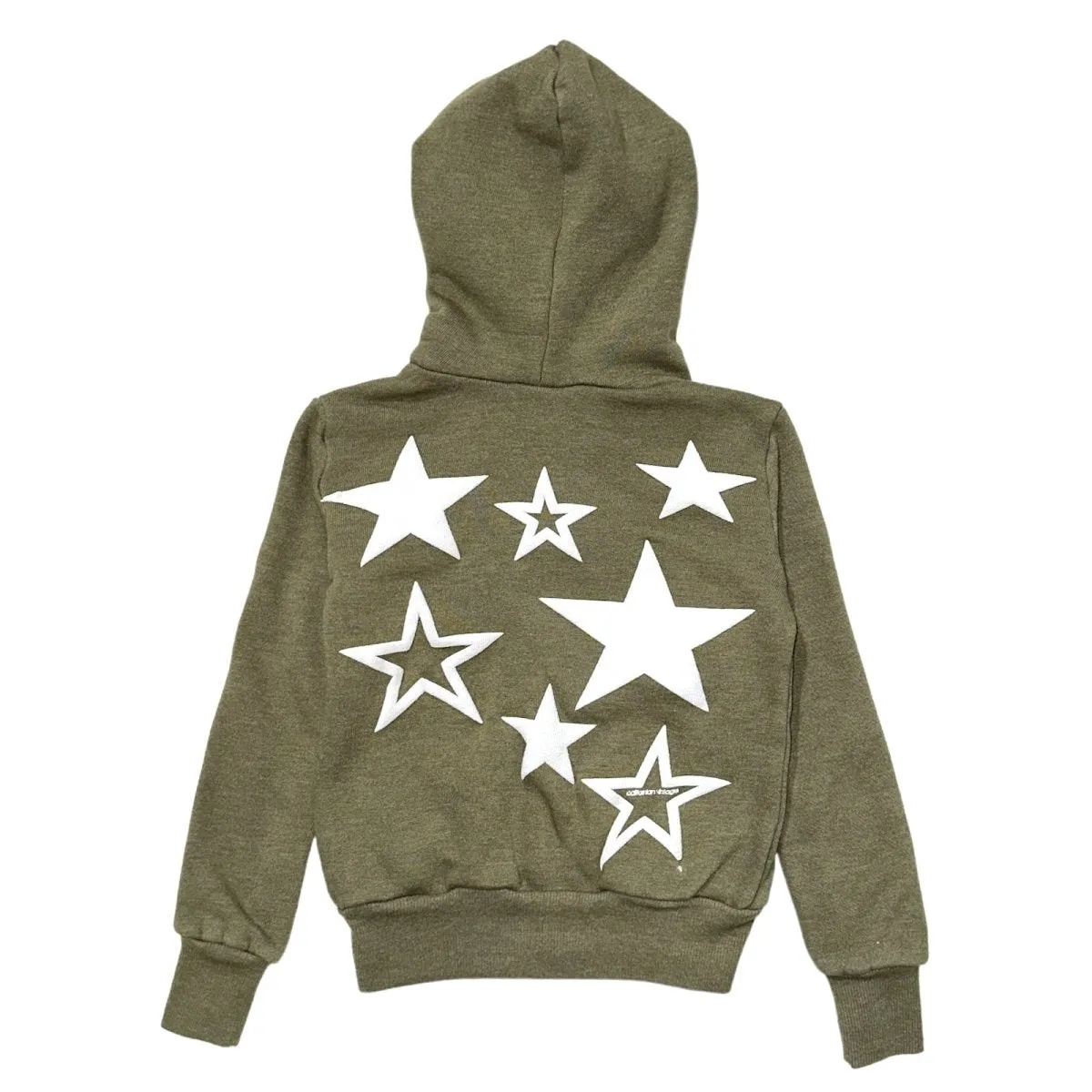 ARMY STARS ZIP UP HOODIE