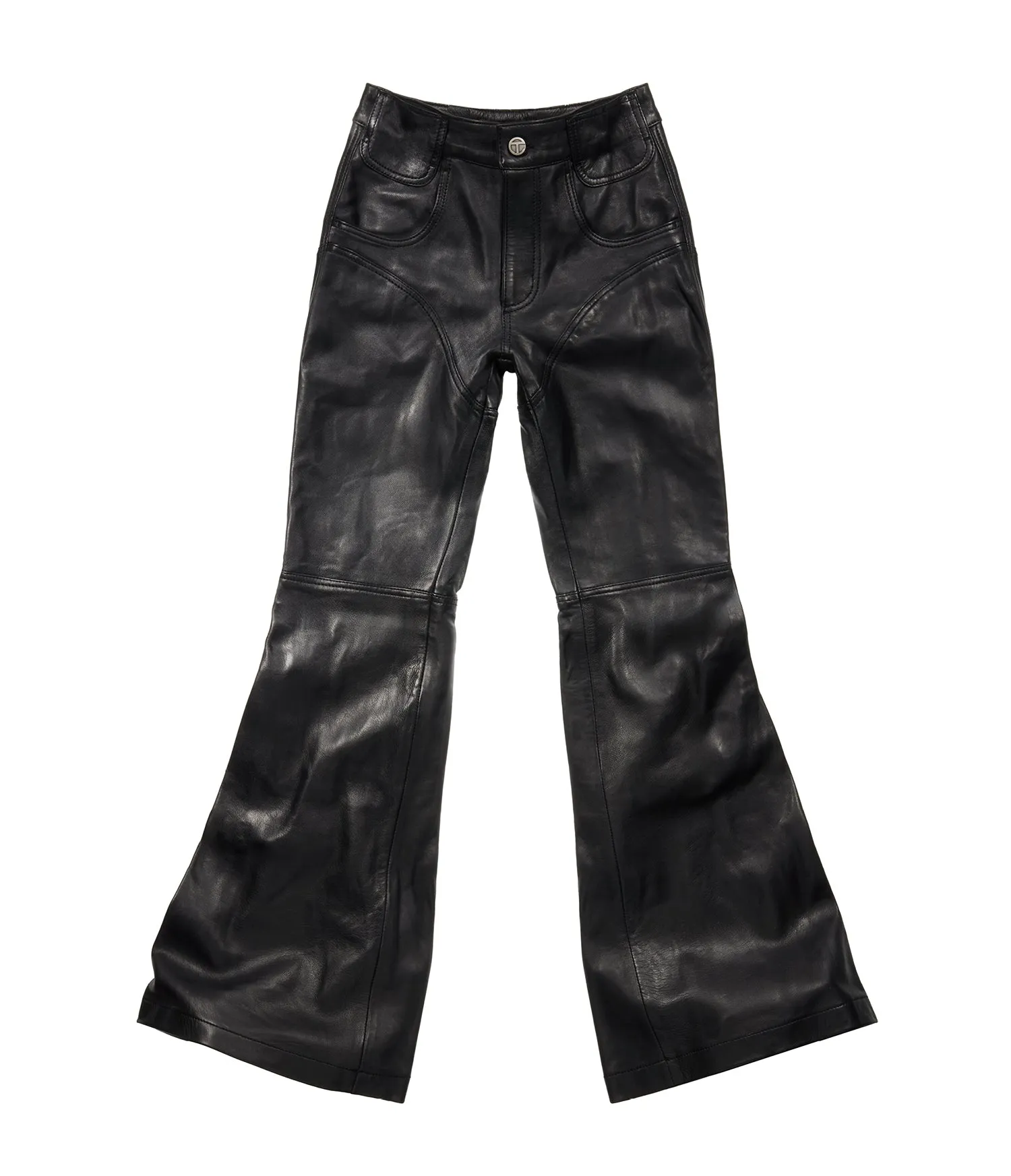 Bell Bottom Leather Pants