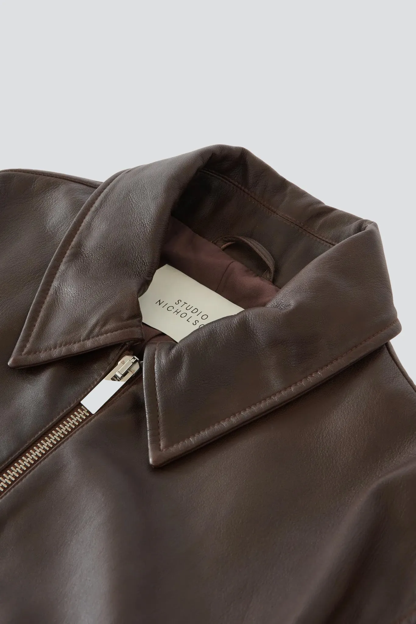 Brown Piston Leather Jacket