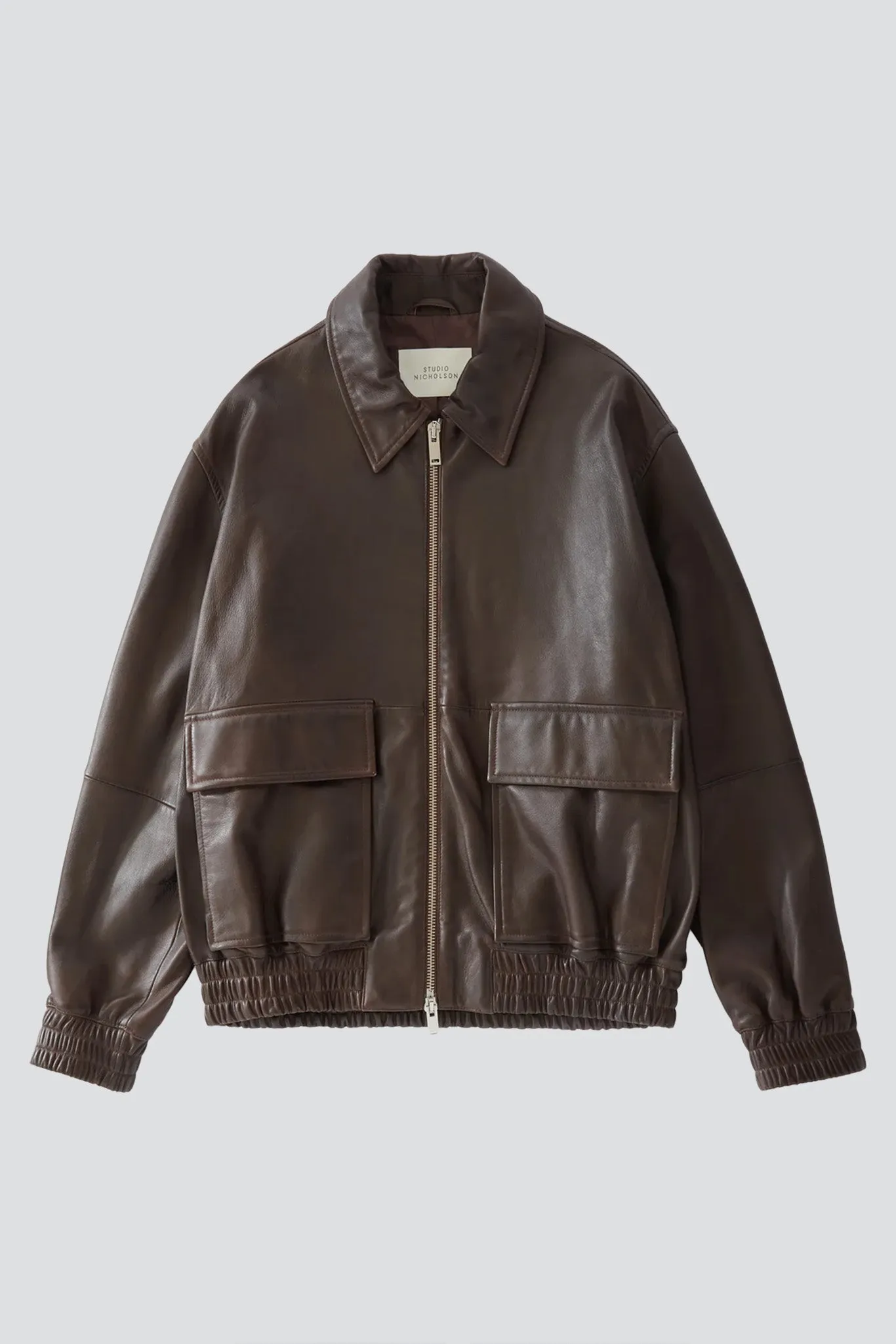 Brown Piston Leather Jacket