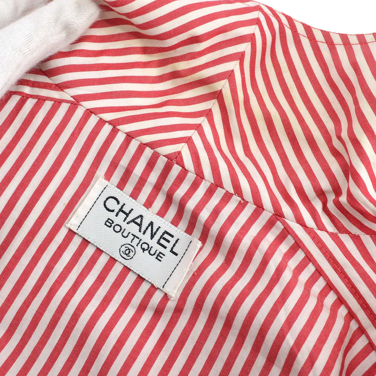 Chanel Spring striped double-breasted blazer