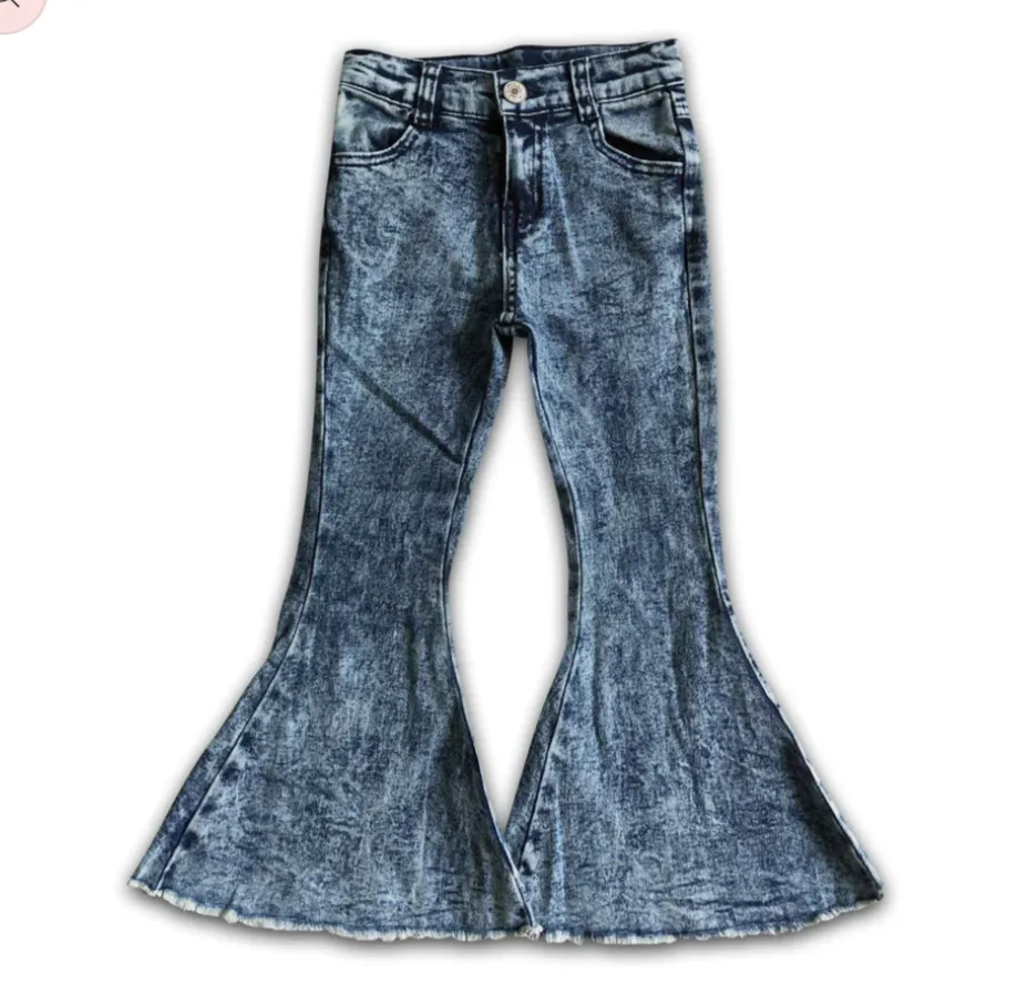 Denim Bell Bottom Pants