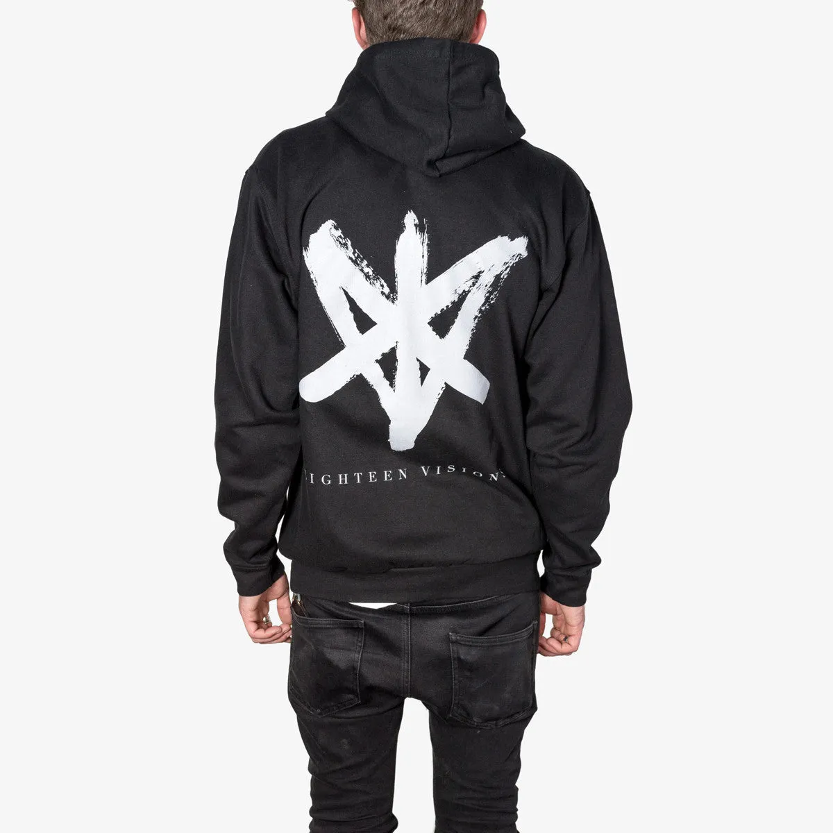 Eighteen Visions - XVIII Zip-Up (Silver Ink)