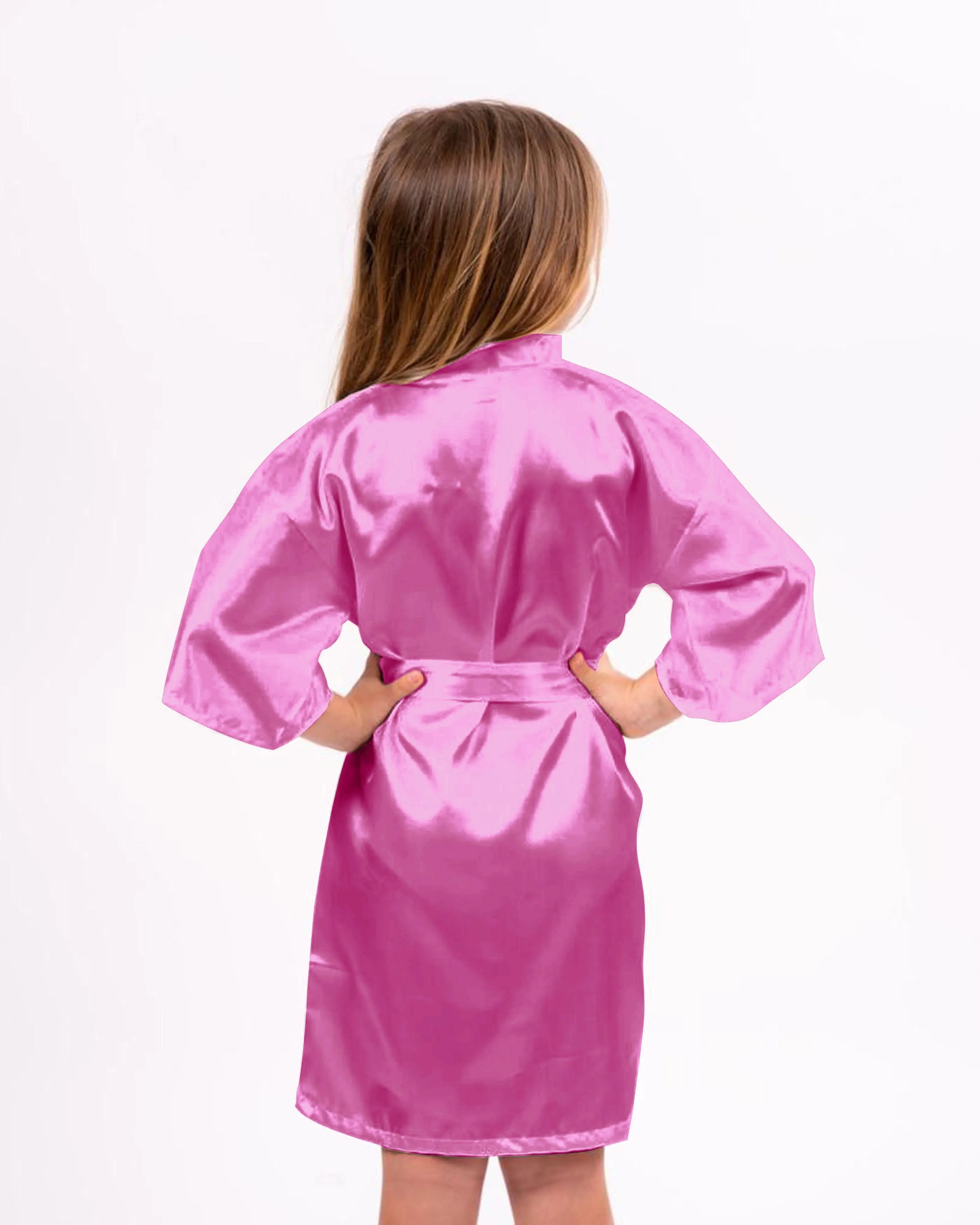 Honeysuckle Satin Kimono Robe