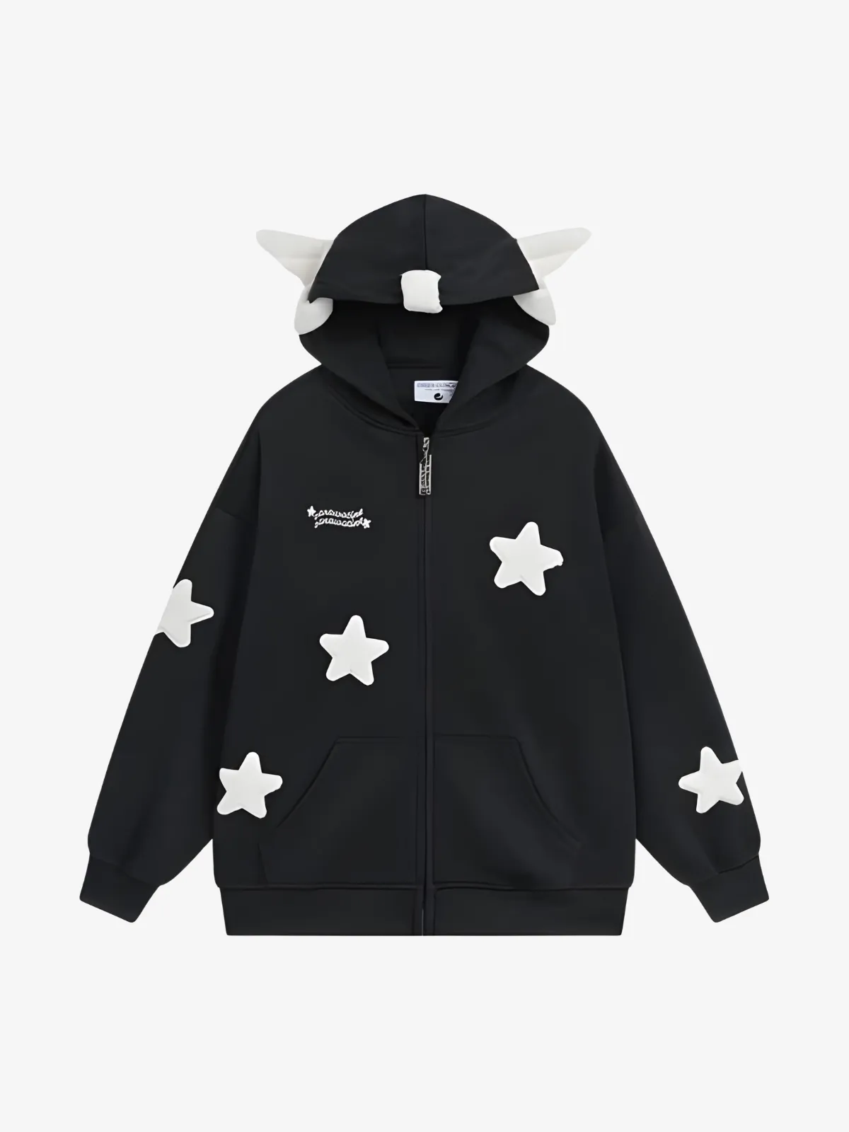 KG Velvet Star Zip-Up Hoodie