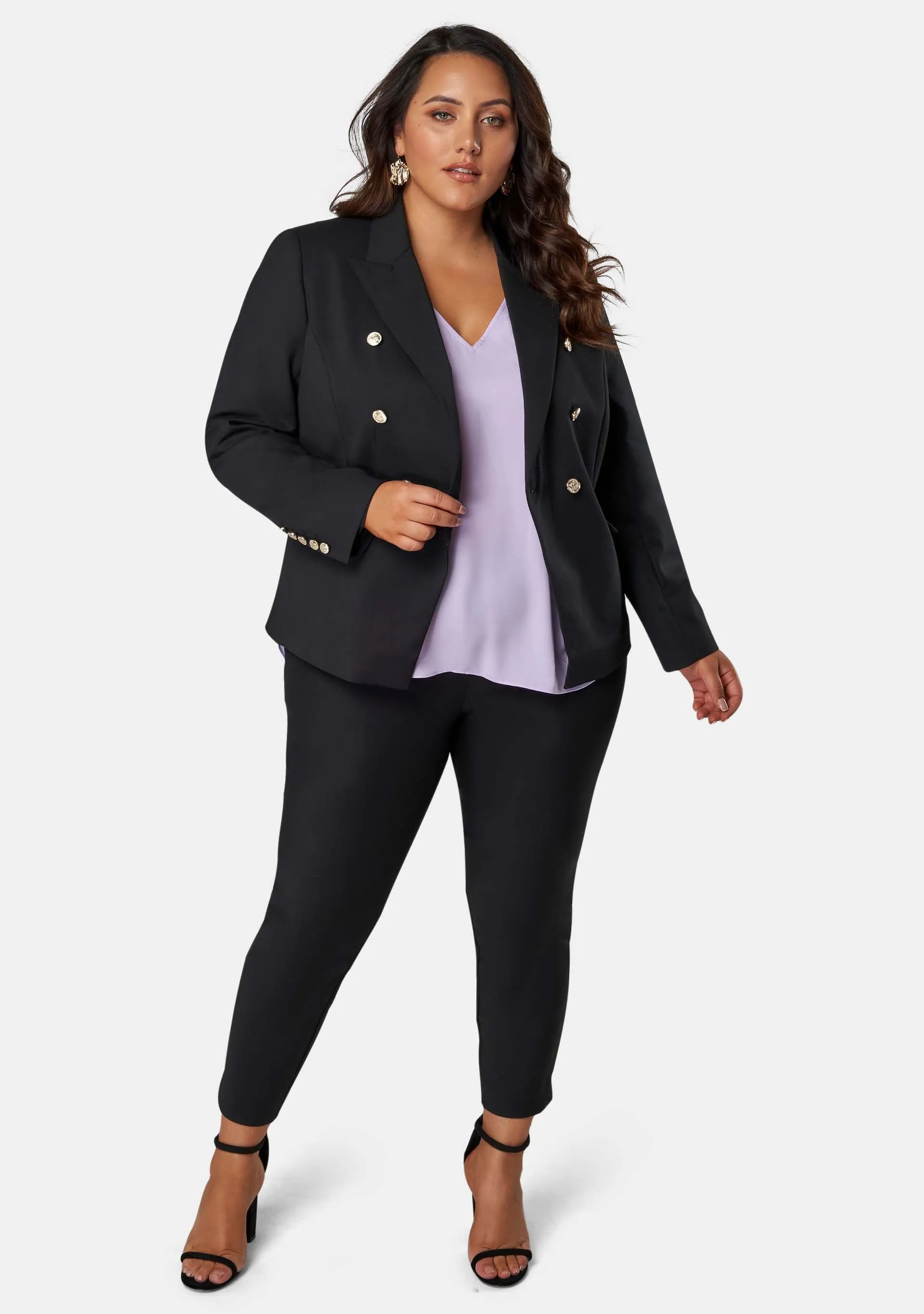 Madeleine Button Blazer