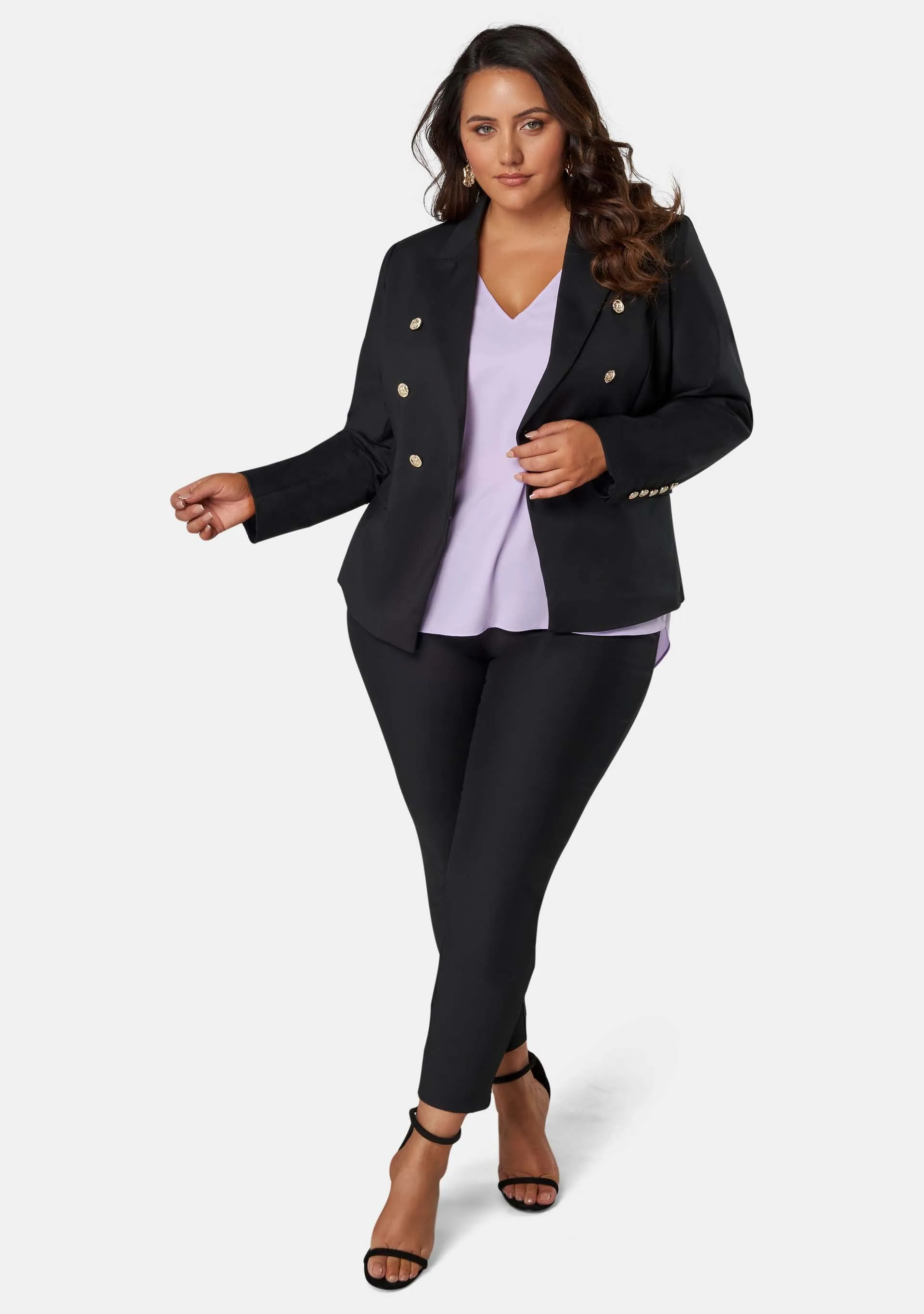 Madeleine Button Blazer