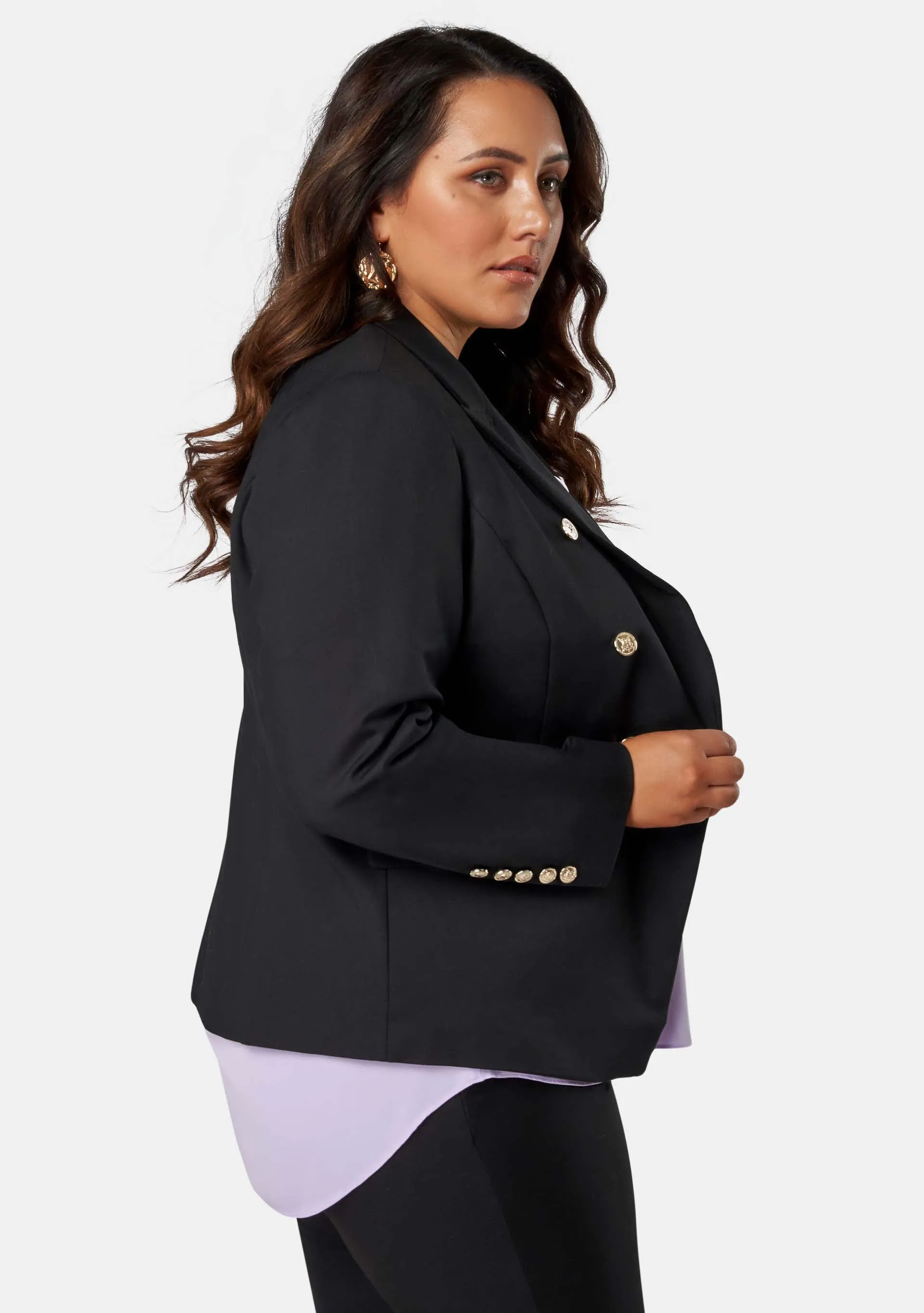 Madeleine Button Blazer