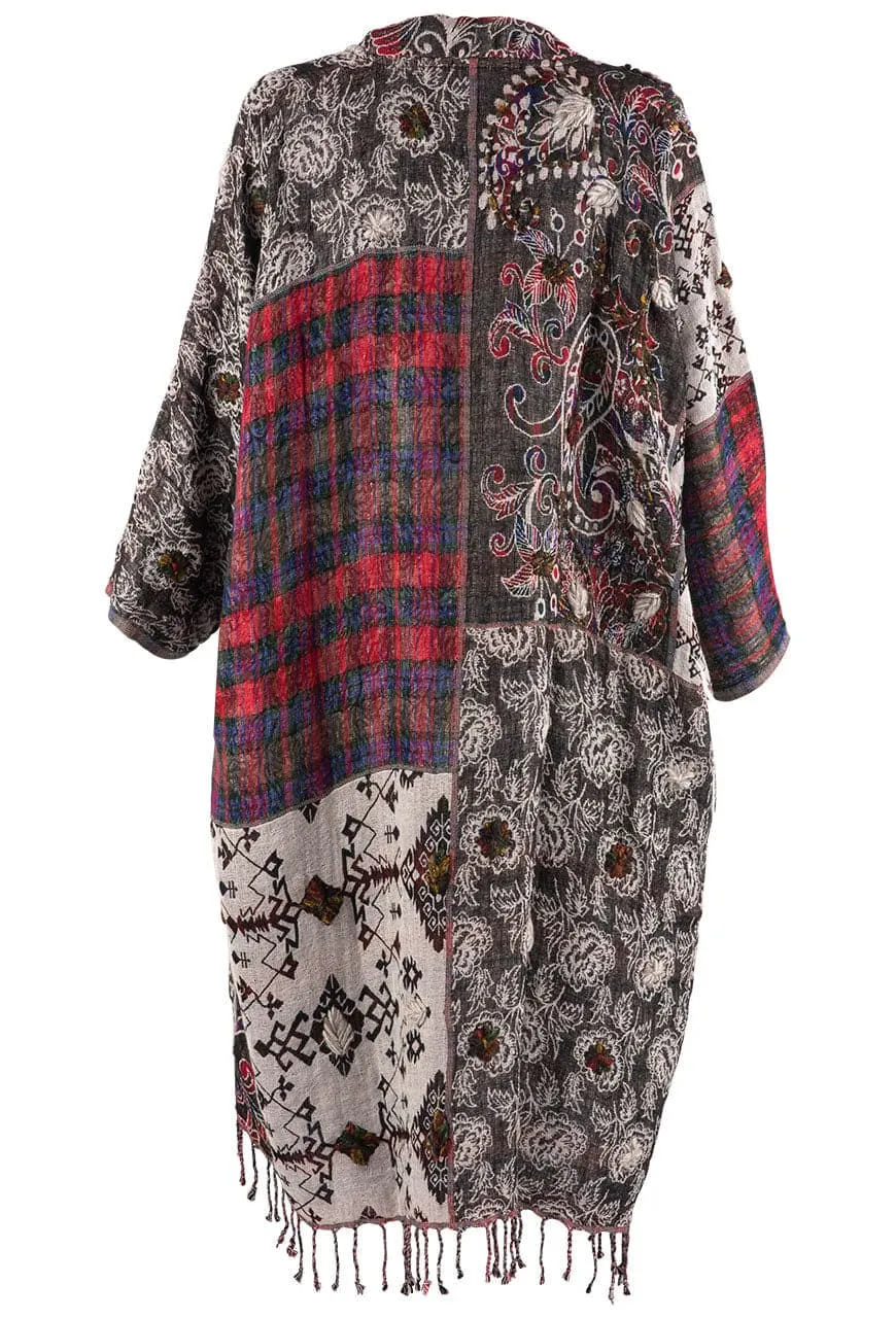 Paparazzi Paisley Fringed Kimono