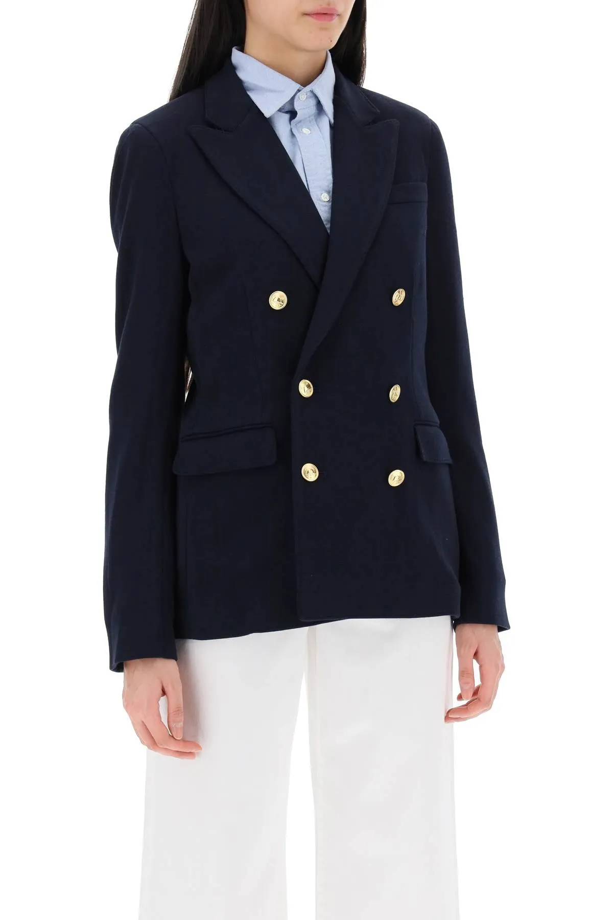 POLO RALPH LAUREN knitted double-breasted blazer