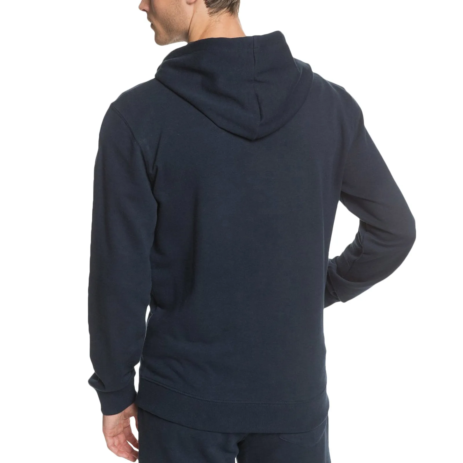 Quiksilver Mens Essentials Organic Zip Up Hoodie - Navy