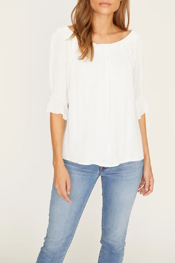 Sanctuary Soak Up The Sun Peasant Top