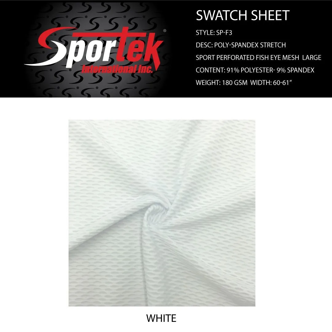 SP-F3 | Poly Spandex Stretch Sport Perforated Fish Eye Mesh Large