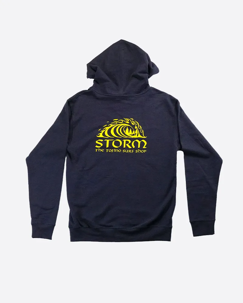 Storm Varsity Navy Zip Up Hoodie