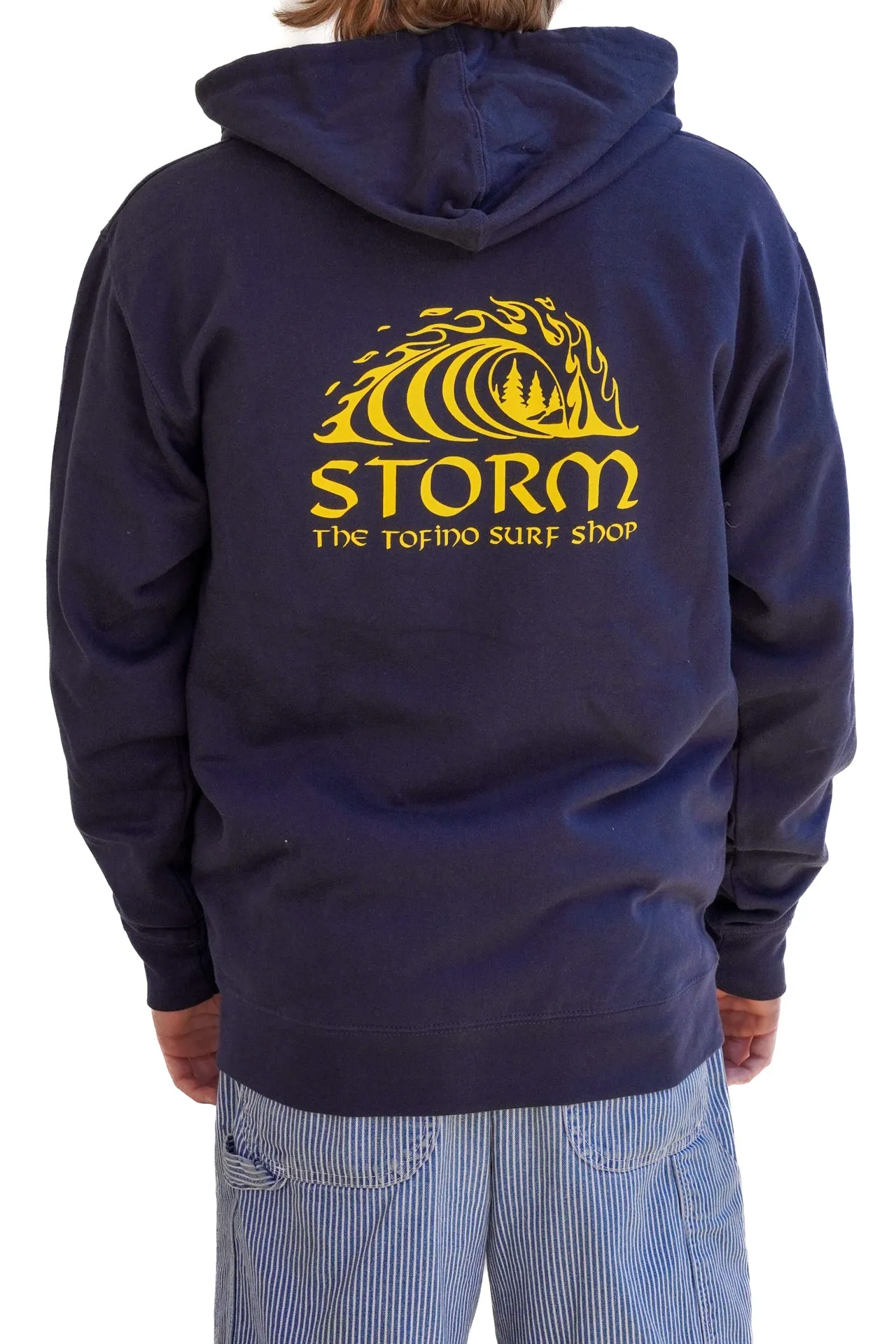 Storm Varsity Navy Zip Up Hoodie