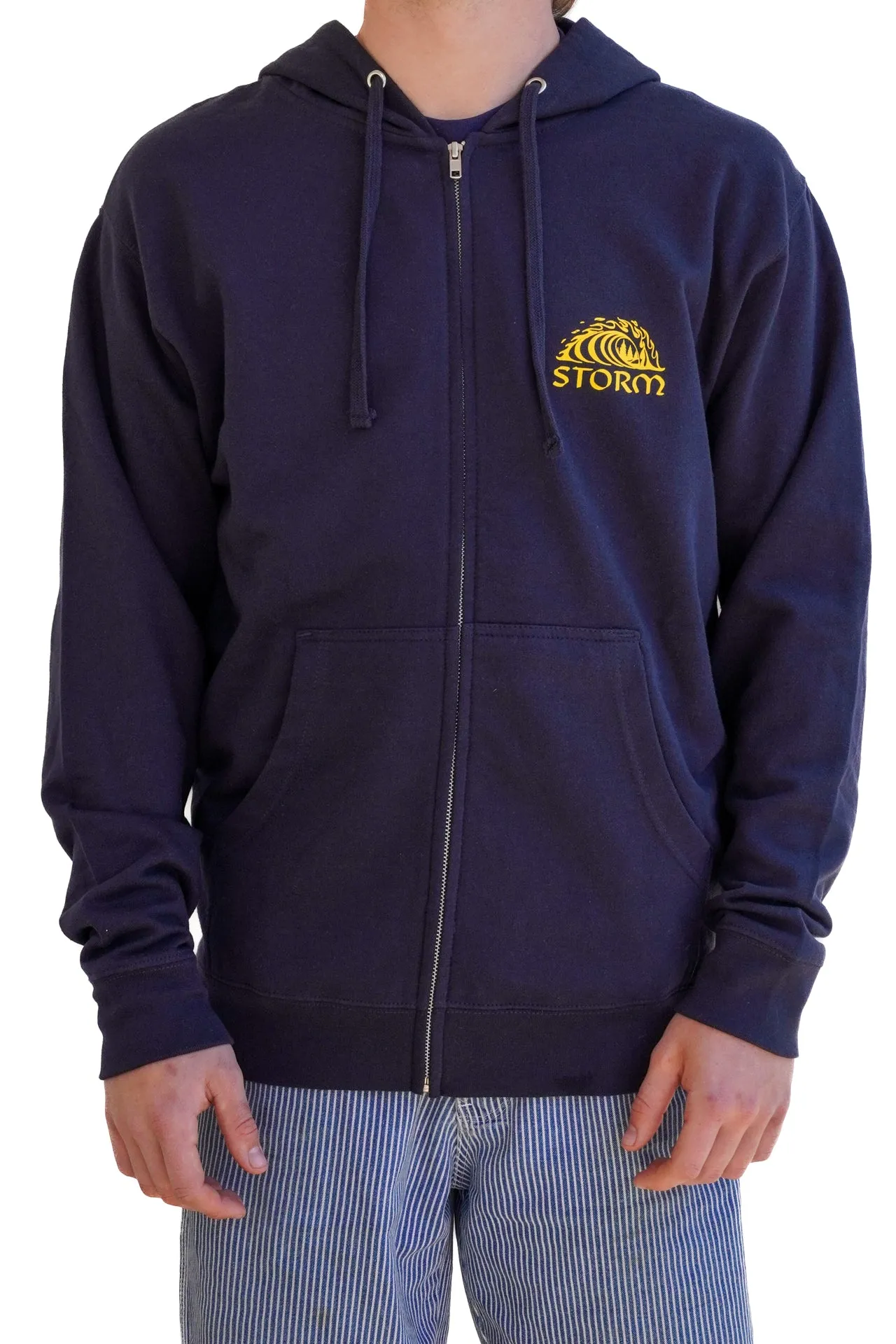 Storm Varsity Navy Zip Up Hoodie