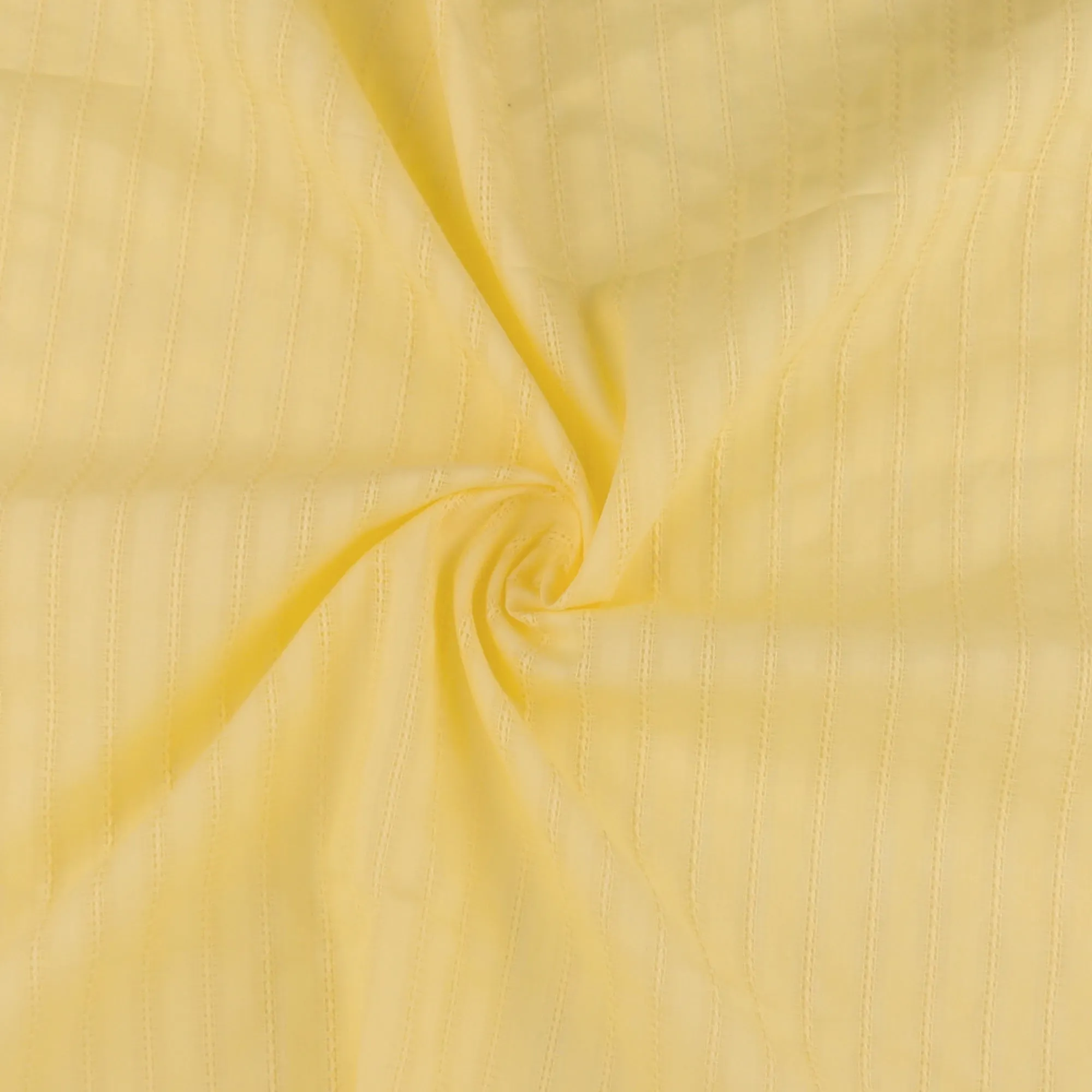 Striped Jacquard Cotton - ARIA - Banana