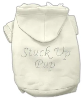 Stuck Up Pup Hoodies Cream XS (8)