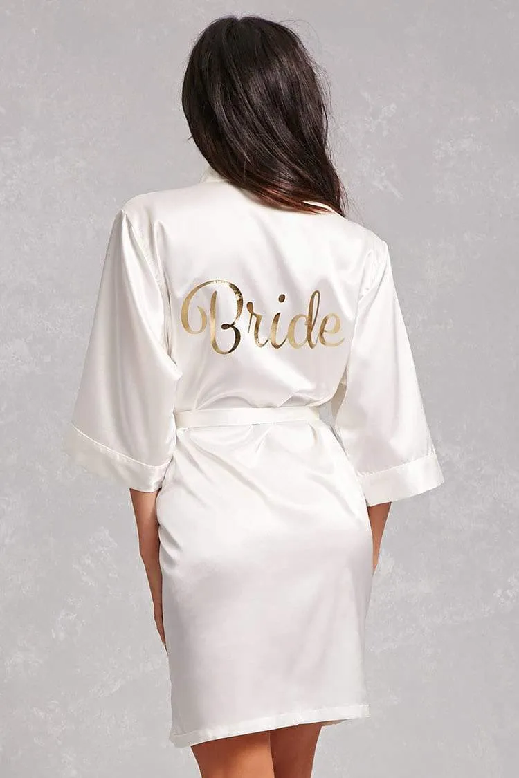 The Bride Robe - Bridal Robe Style 1